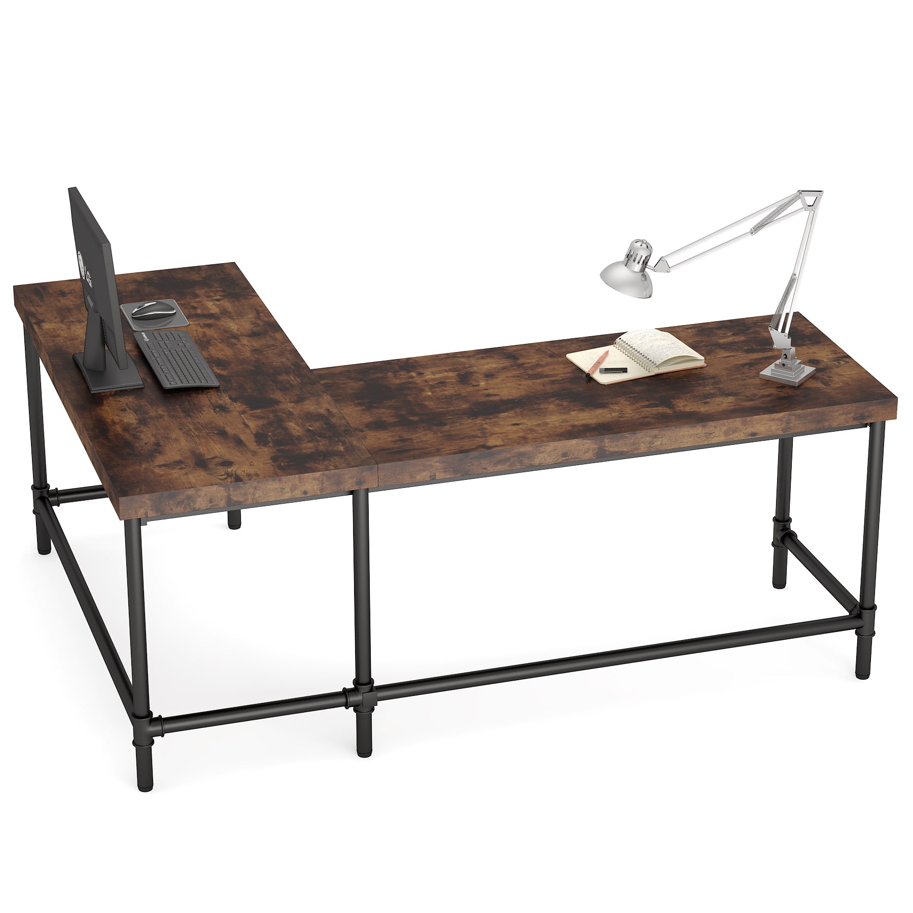 67” Reversible L-Shaped Computer Desk